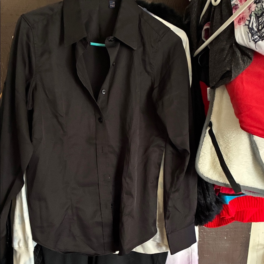 Men's Black Dress Shirt